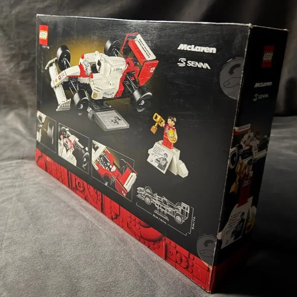 LEGO Icons McLaren MP4/4 Ayrton Senna 10330 New Sealed Box Wear